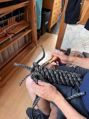 The Knutty Knotter's journey to dedicated paracord craftsmanship began in summer 2024 while replacing old narrowboat fenders.