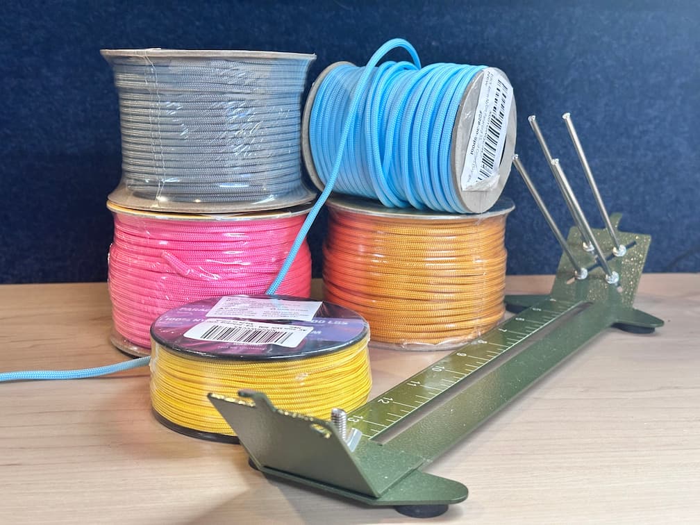 Premium paracord reels and jig